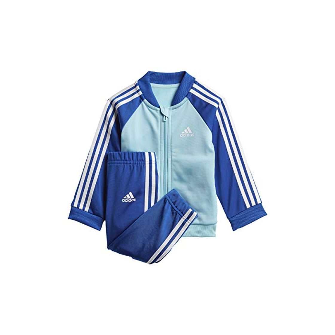 Social adidas GN3946 I 3S TS TRIC Sport Set Unisex-Baby Top:Hazy Sky
