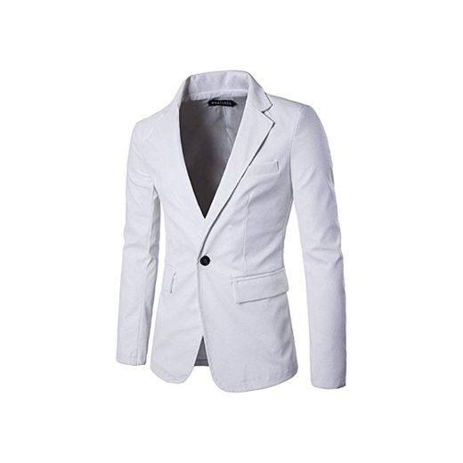 Chaqueta De Traje De Hombre De Moda Blazer Esencial De Blazer Cuero De Imitación Blazer Slim Fit Business Leisure Smokings Chaqueta De Fiesta De Color Sólido De Navidad Chaqueta Corta De Abrigo Túnica