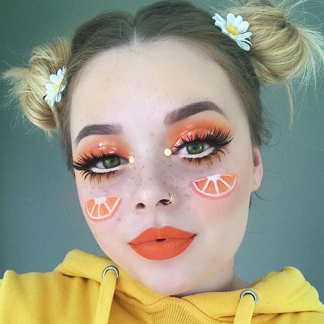 Fashion Make de laranja 🍊 