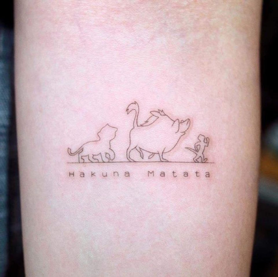 Moda Tatto Hakuna matata 