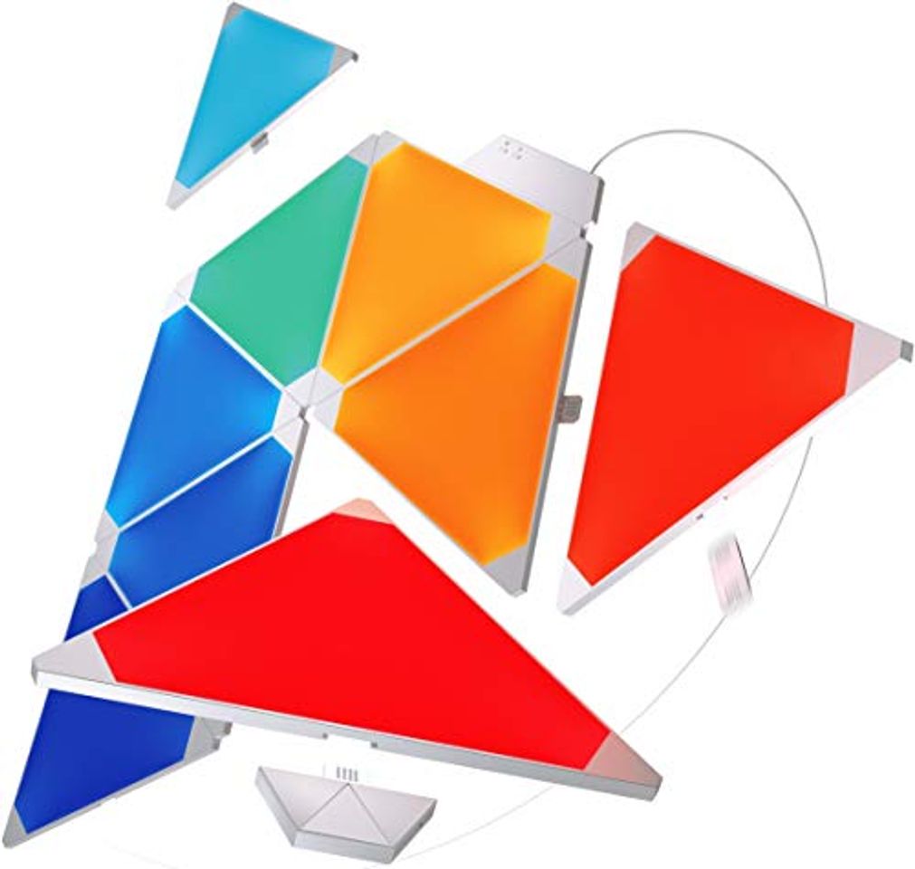 Social Nanoleaf paneles luminosos Rhythm Kit de inicio – 9 x luces LED modulares inteligentes