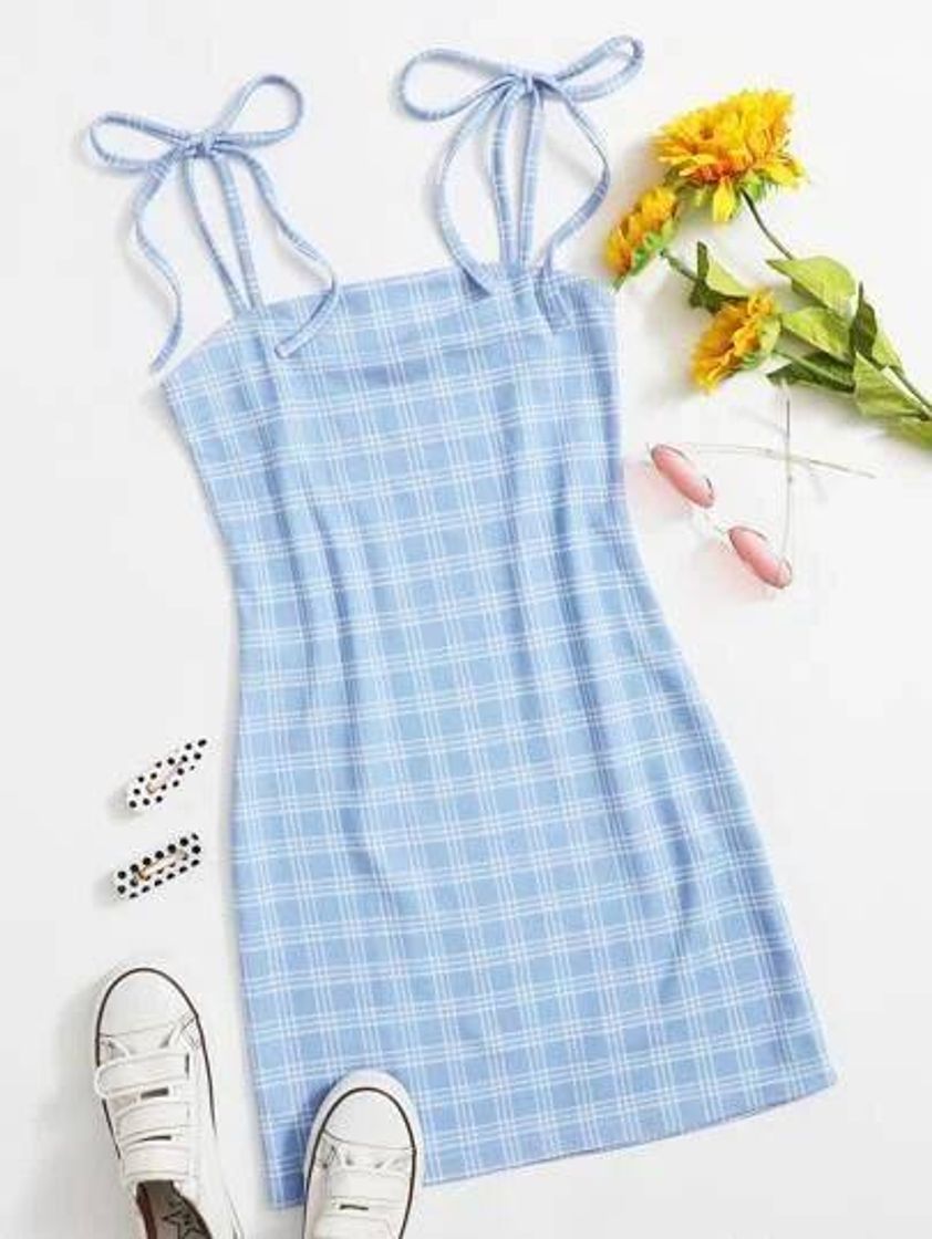 Moda pastel blue dress