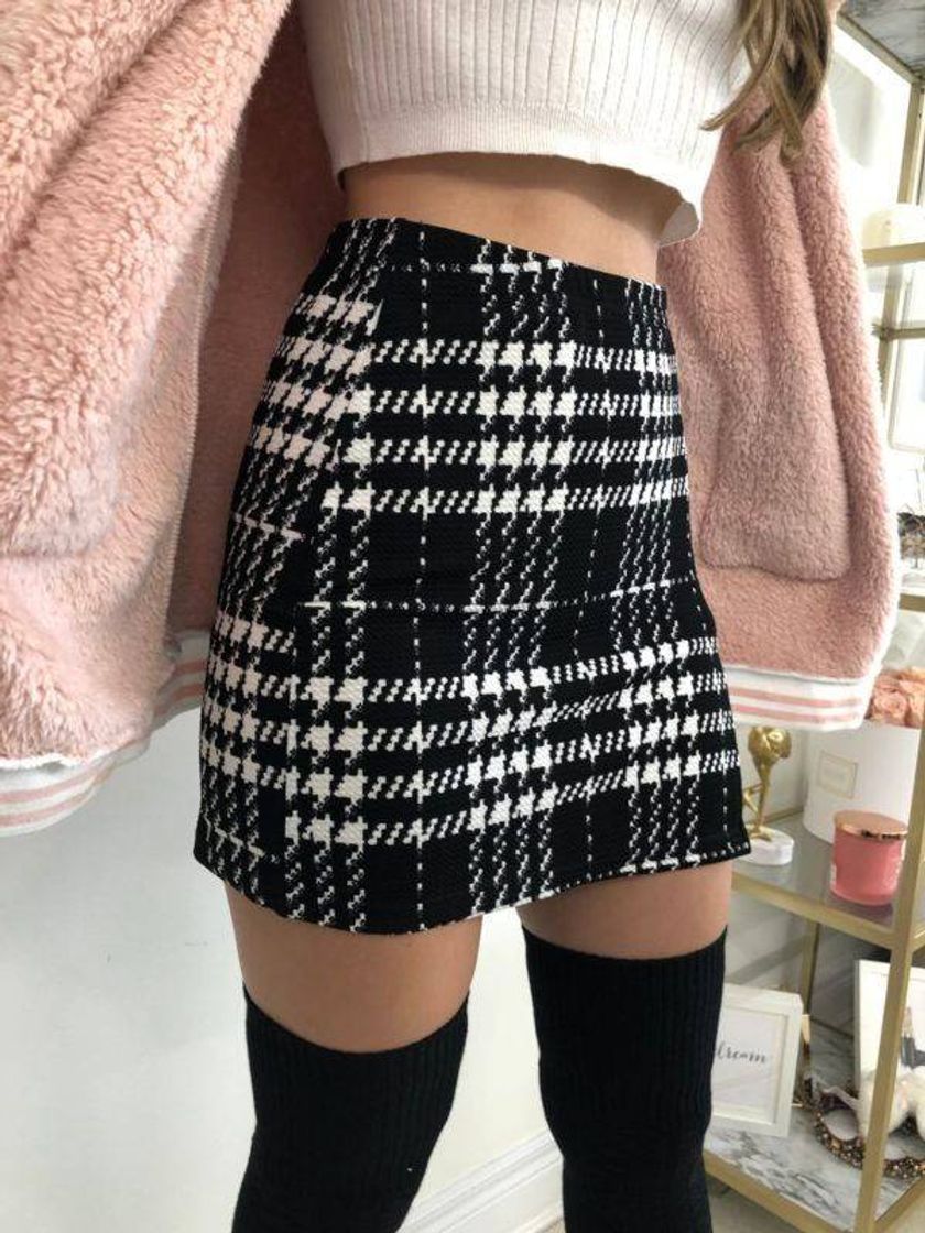 Moda chess skirt