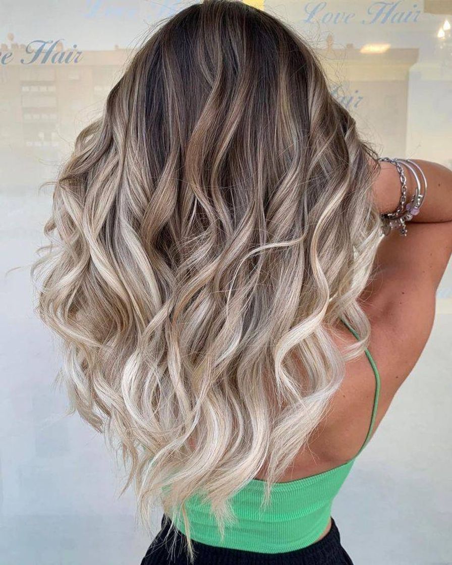 Fashion blond hair 