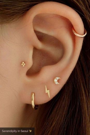 Piercing na orelha 💎