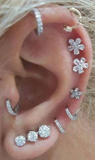 Piercing na orelha 💎