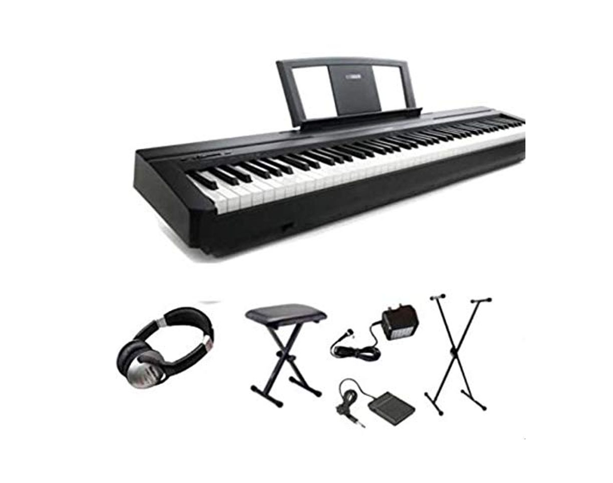 Producto Yamaha P45 Digital 88 - Paquete de piano de escenario clave ponderado