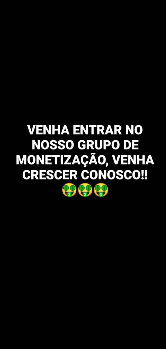 Social Tá esperando oq pra entrar no nosso grupo de monetização??🤑