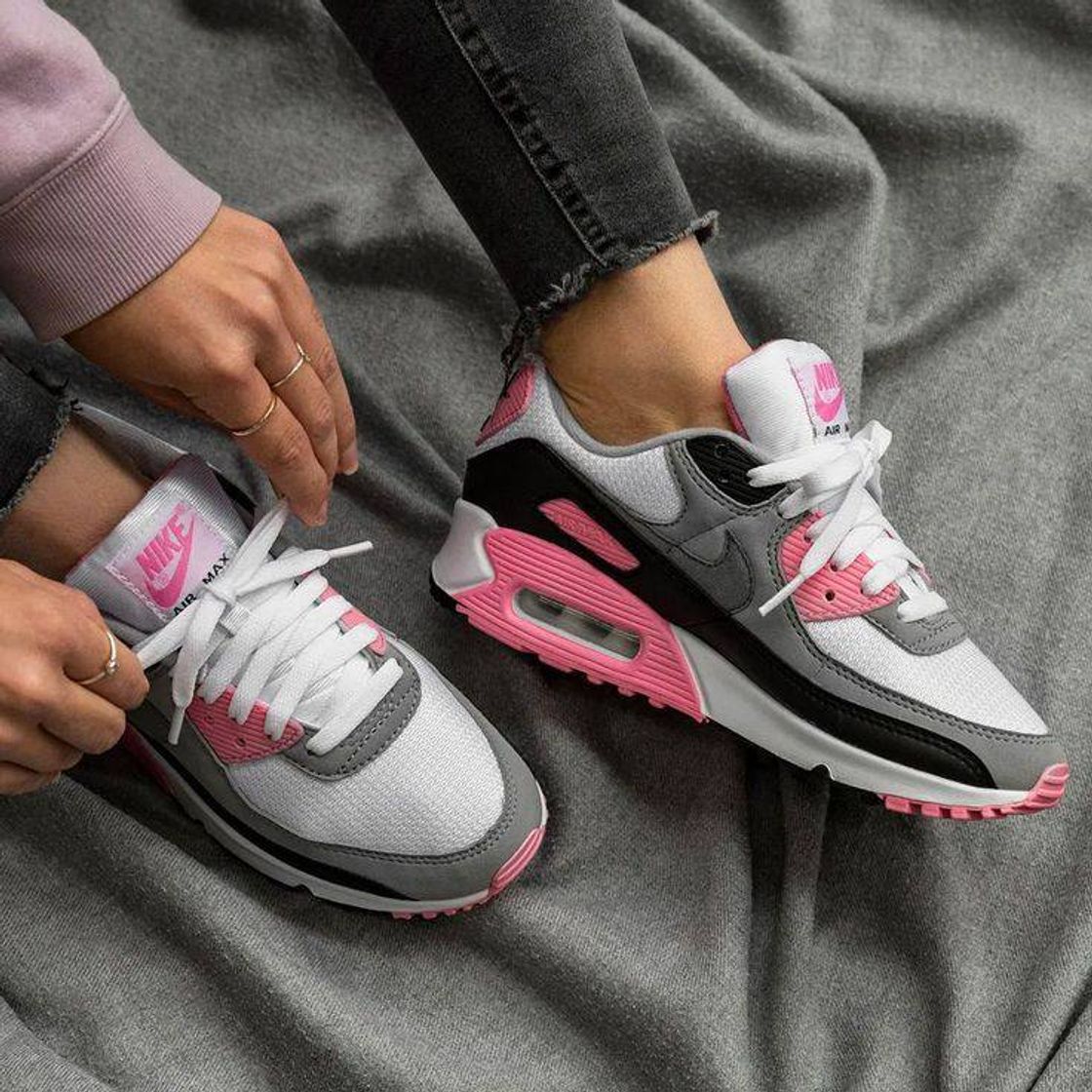 Moda Tênis Air Max 90 cor pink 😍