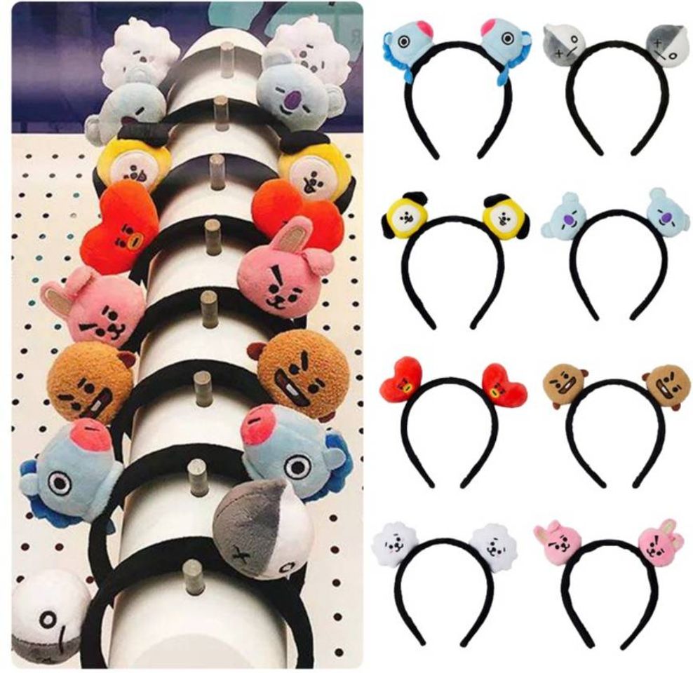 Moda Arco para Cabelo do BTS Bangtan Boys com Pelúcia Fofa de Ani