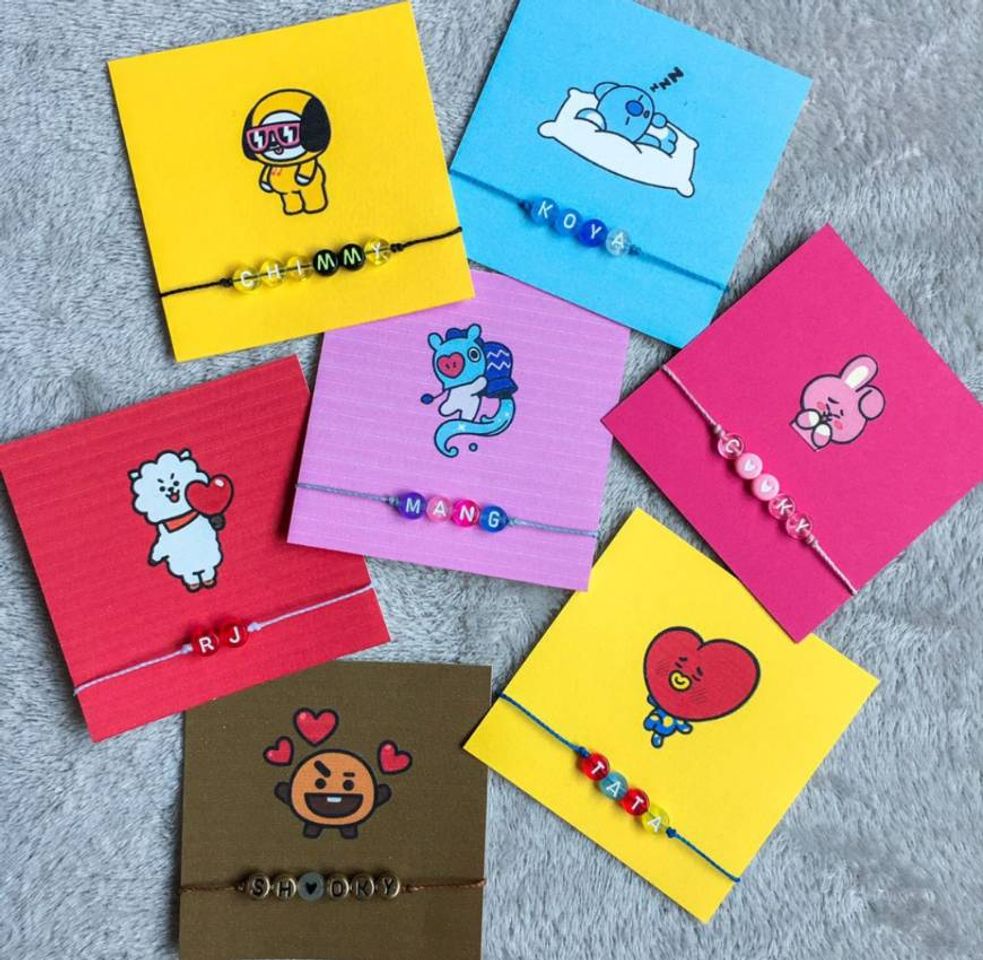 Moda Pulseiras BT21✨