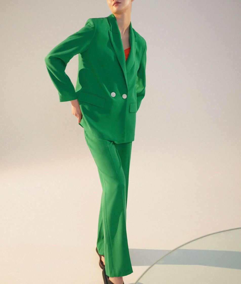 Social ZARA fato verde