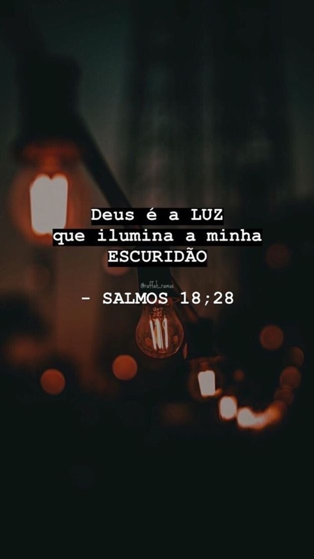 Moda Deus é a luz que ilumina minha escuridão ✨🤍