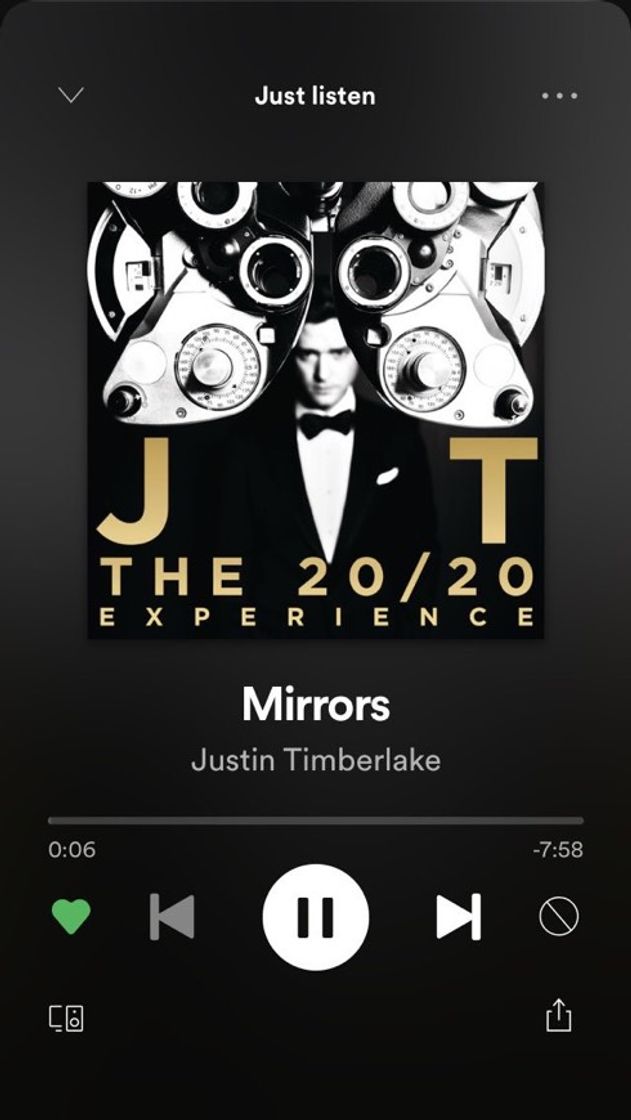 Canción Confira "Mirrors" de Justin Timberlake no Amazon Music. http