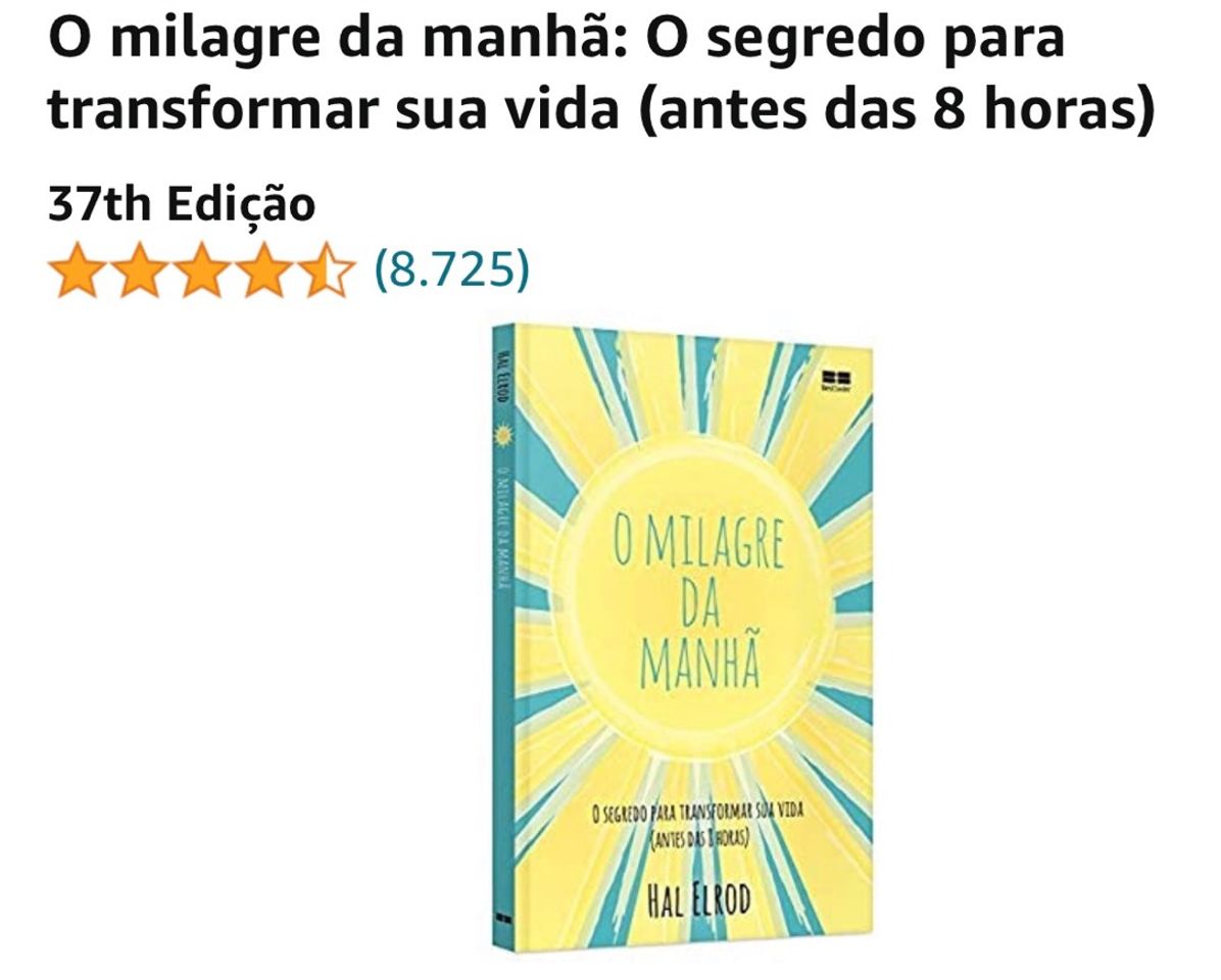 Fashion O milagre da manhã 