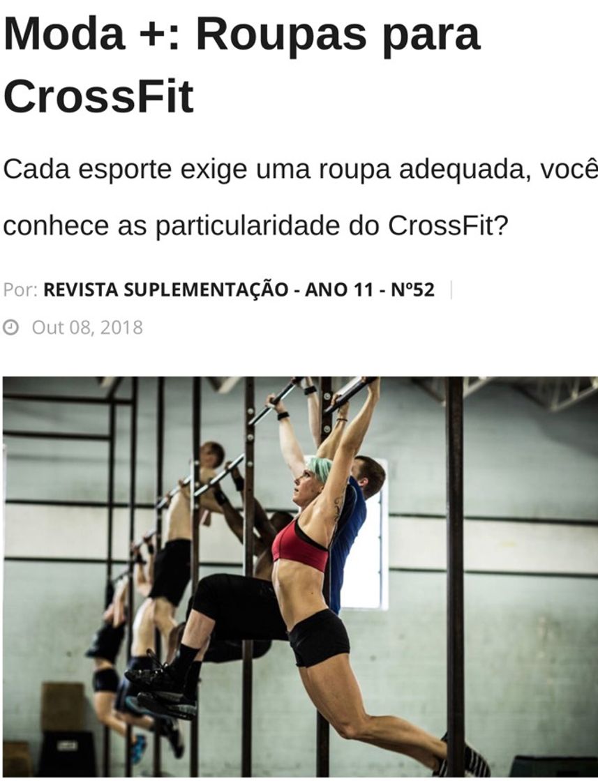 Fashion Roupas crossfit 