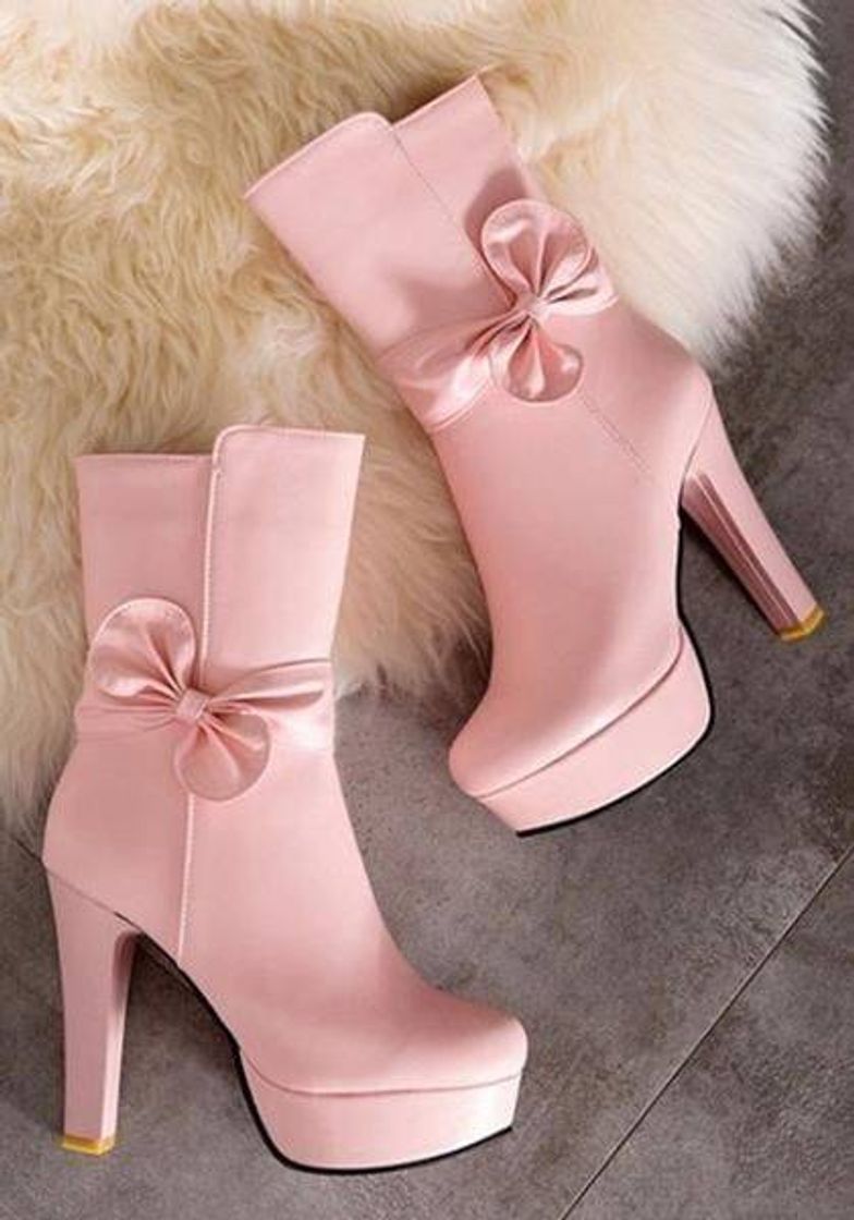 Fashion Botas lindas rosa