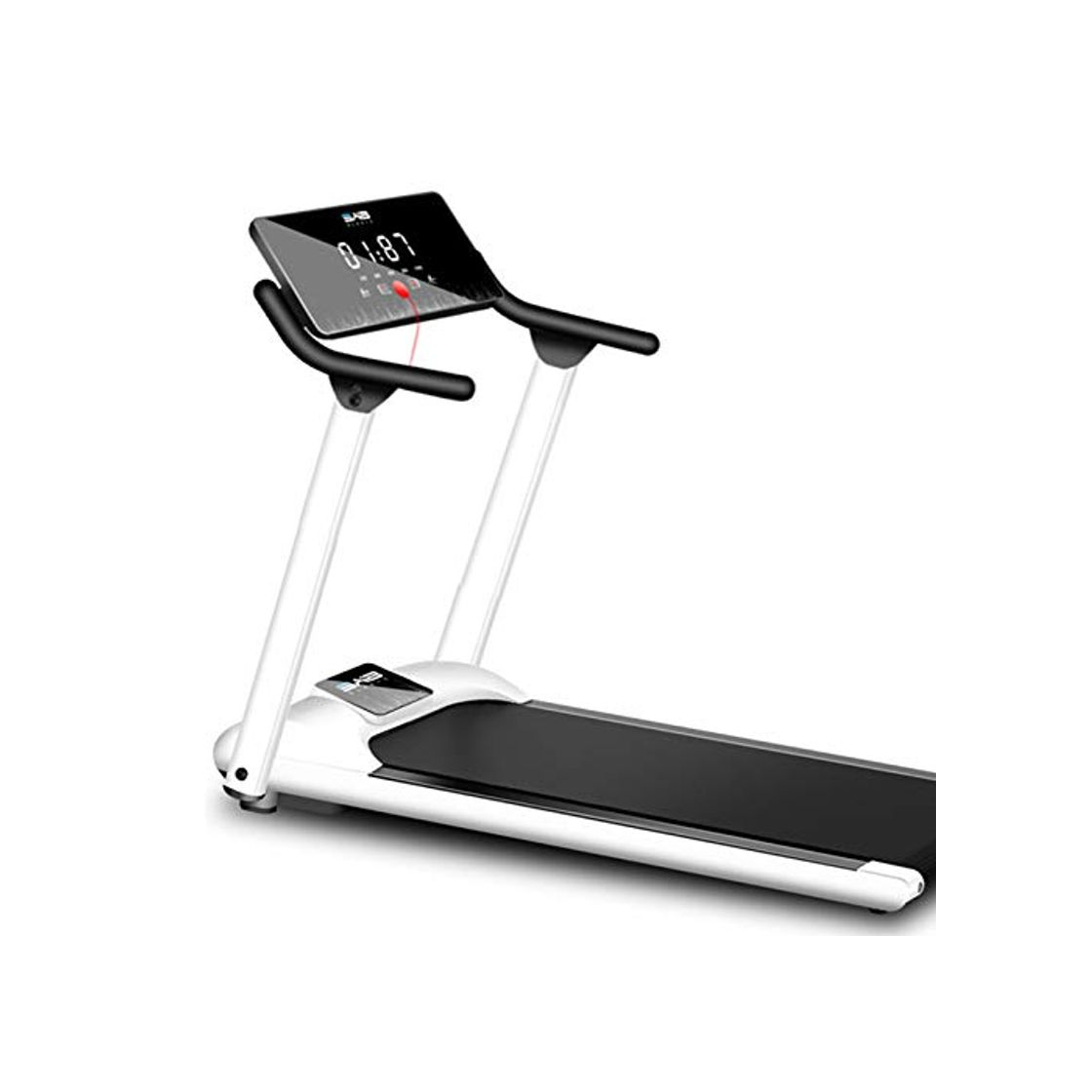 Producto WFCB Pantalla LCD Cinta de Correr Eléctrica Ultra Delgado y Silencioso Plegable máquina de Correr Interior Gimnasio caminadoras de Ejercicios Velocidad Ajustableblack