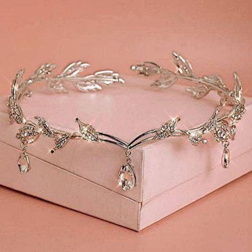Crystal crown tiara