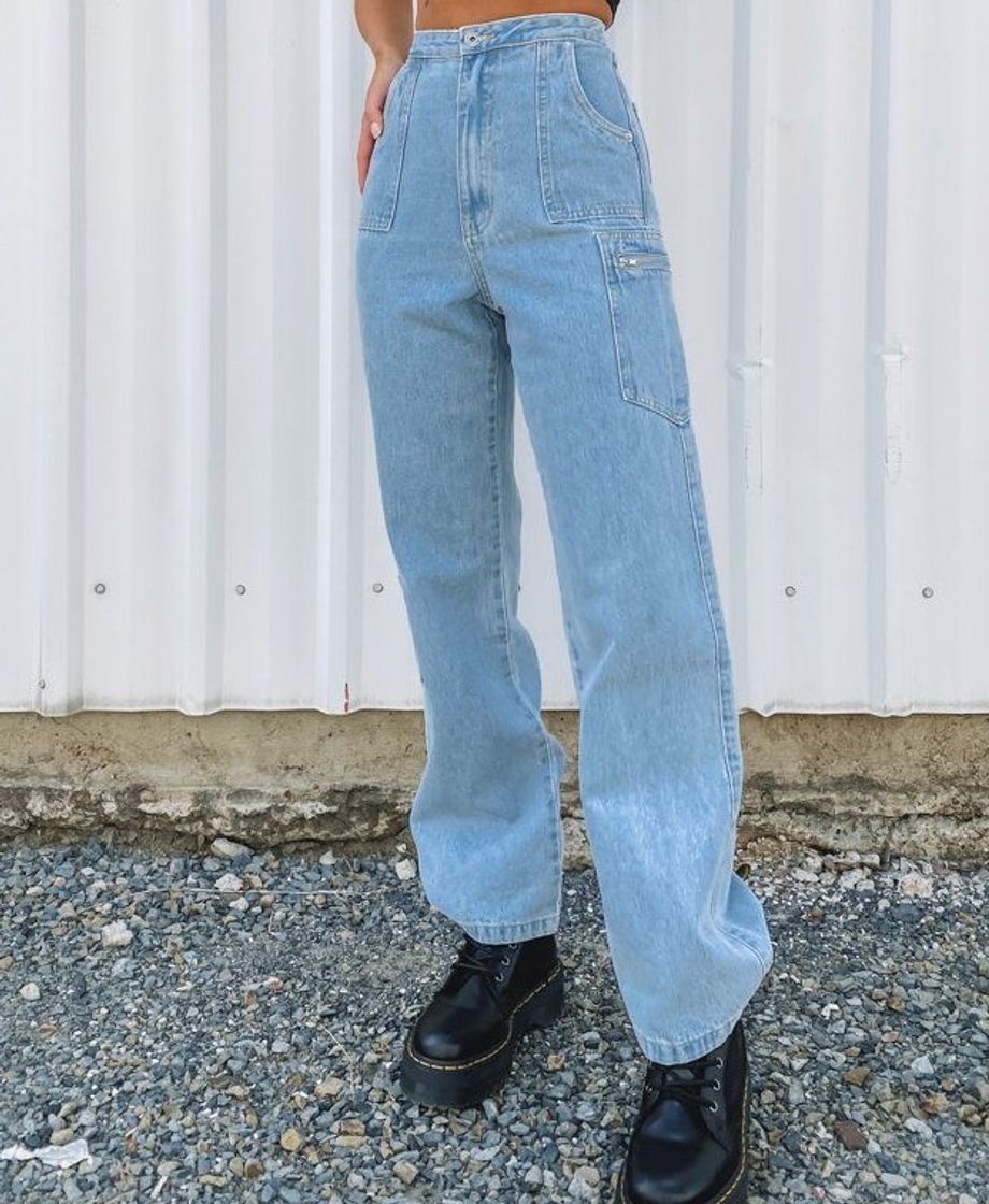 Social Calça jeans larga