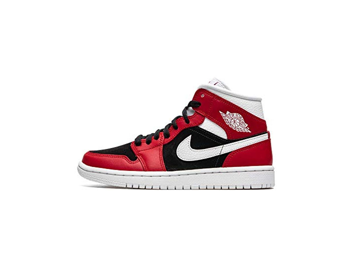 Moda Jordan 1 mid da uomo gym red black