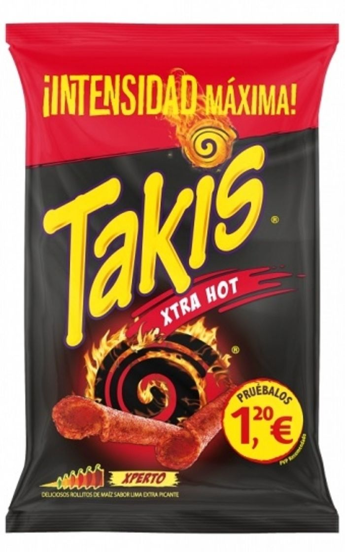 Productos Takis xtra hot