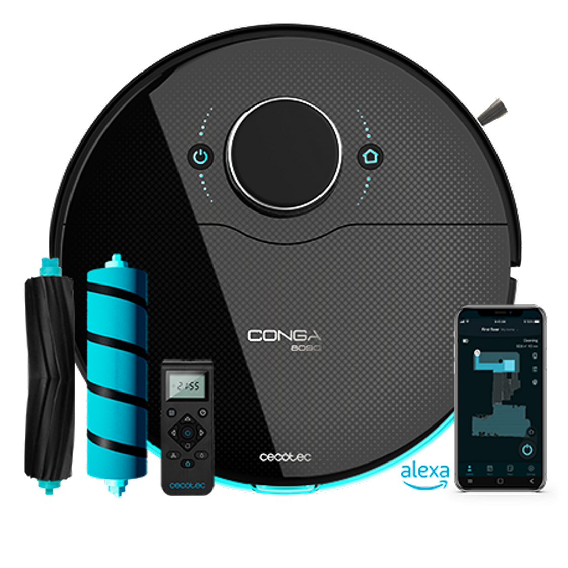 Social Conga 8090 Ultra Robot Aspirador Láser Cecotec