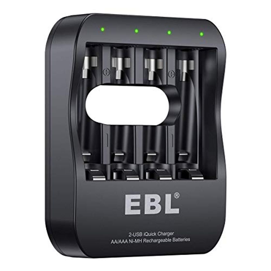 Products EBL Inteligente Cargador de Pilas, 4 Ranura Independiente Cargador para AA AAA