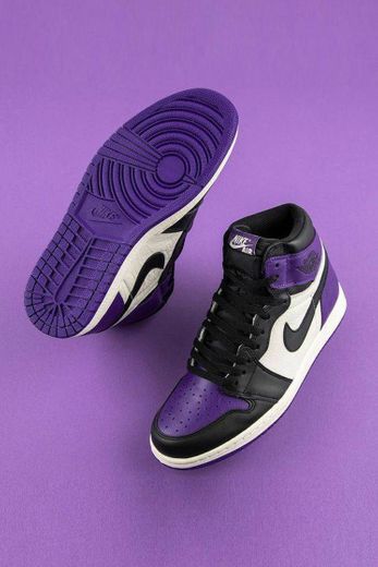 Air Jordan 1 mid (court Purple)💜