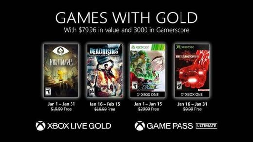 Suscripción Xbox Live Gold - 6 Meses