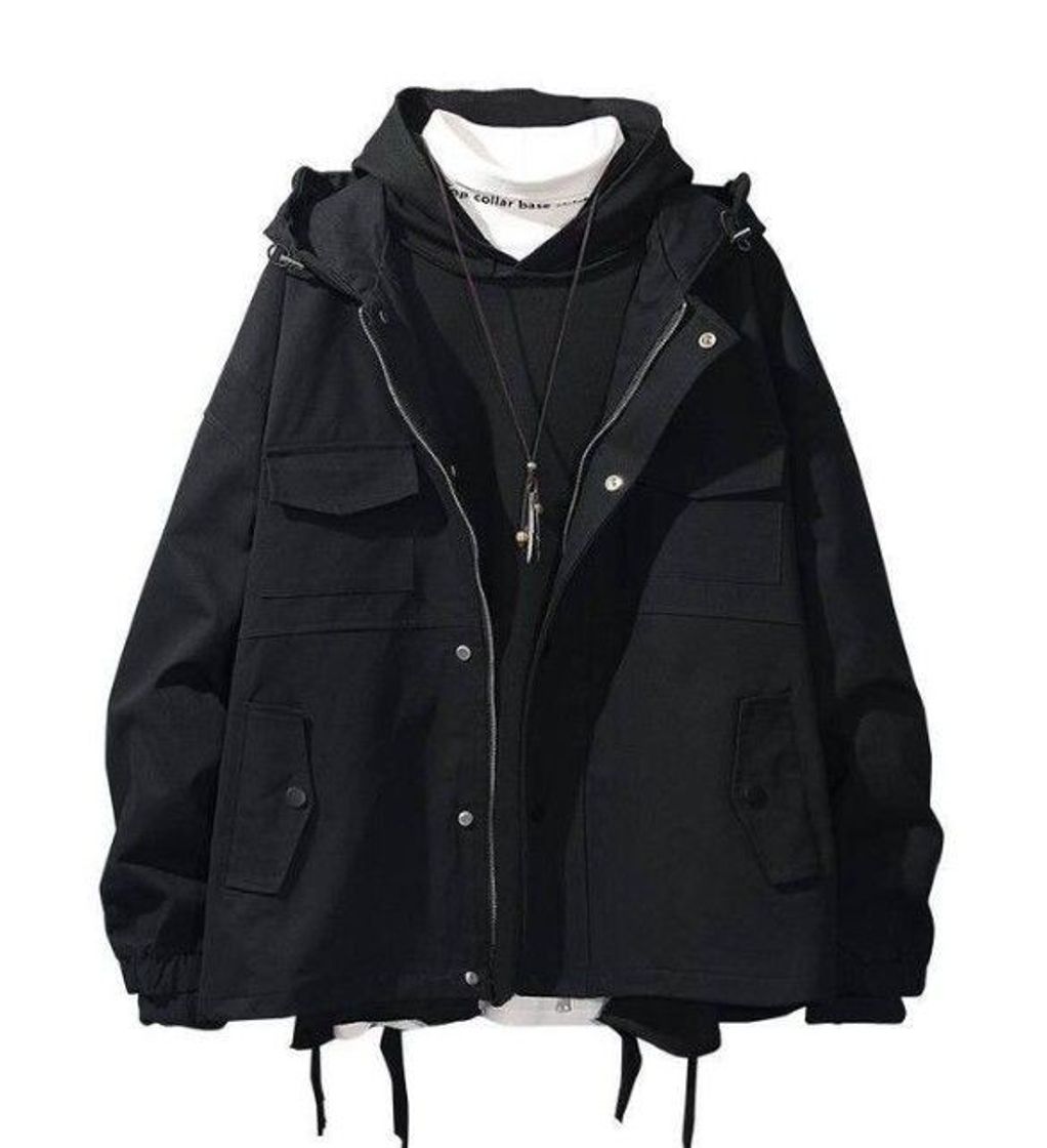 Social ~☆🖤black sweatshirt with four pockets🖤☆~