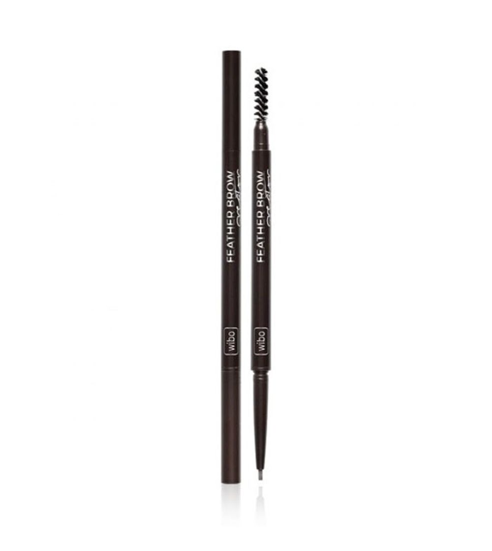 Wibo - Lápiz de cejas automático Feather Brow - Dark Brown