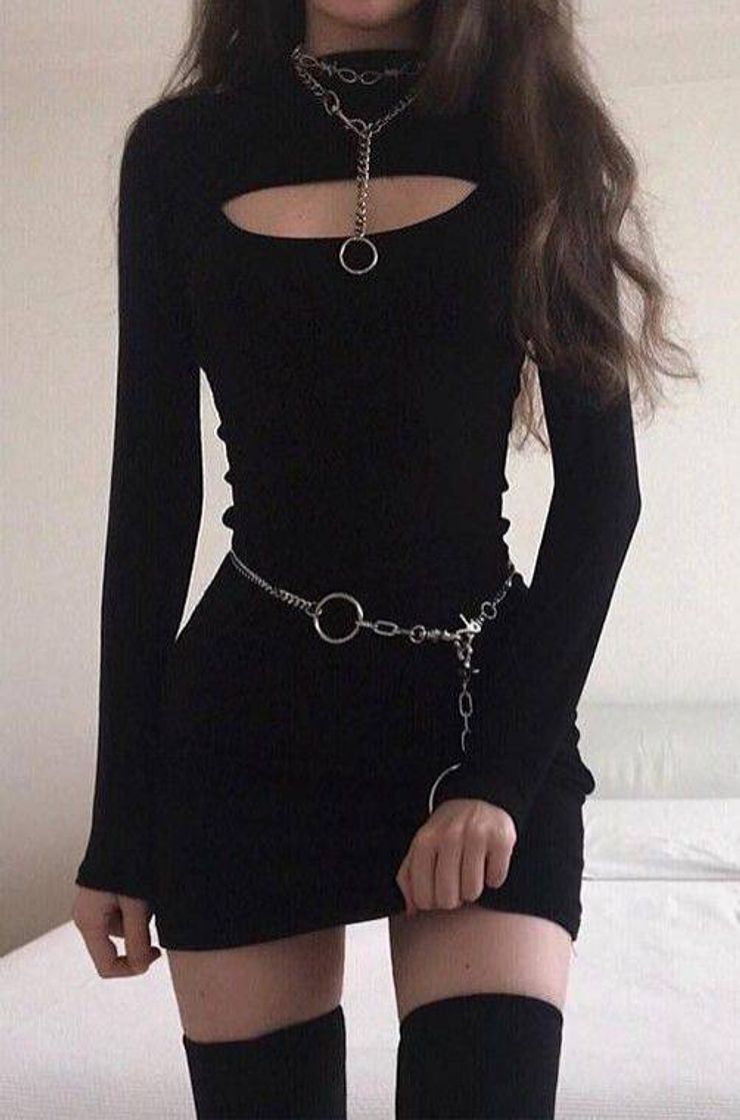 Fashion black dress 