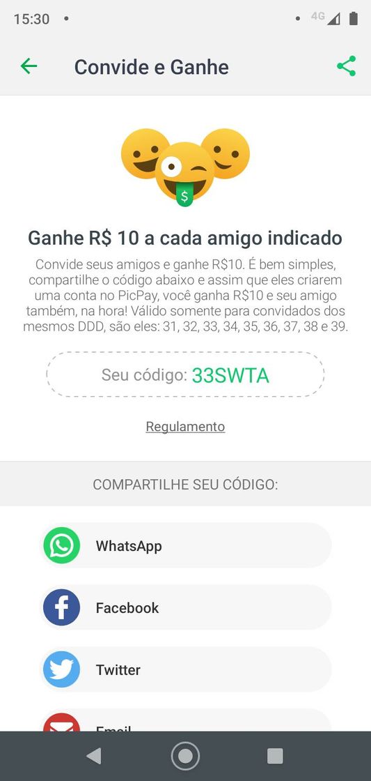 Social Picpay onde vc ganha dinheiro por indicar outras pessoas