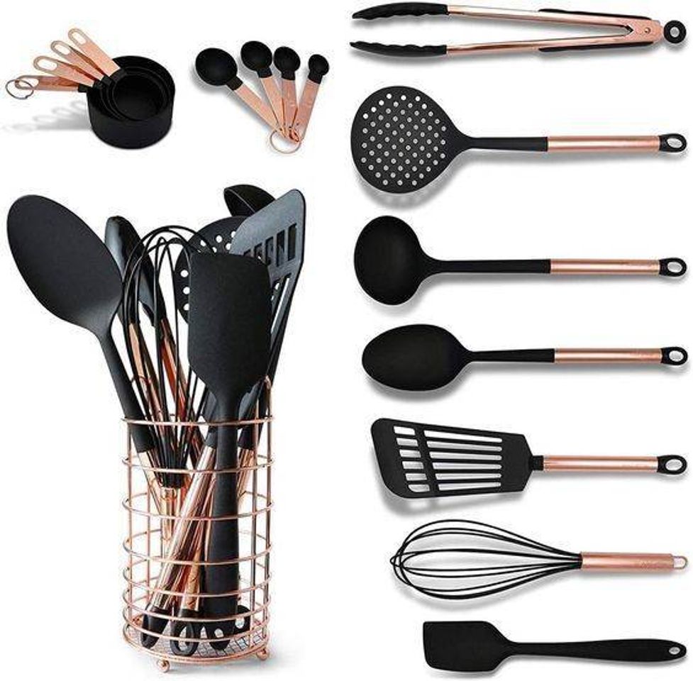 Fashion Kit de utensílios de silicone 😍