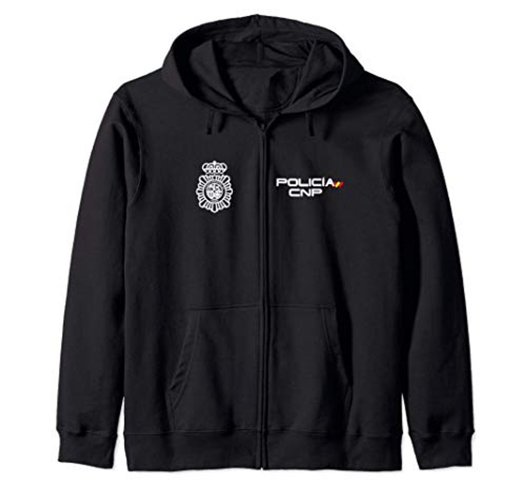 Moda Camiseta de Policia Nacional España Sudadera con Capucha