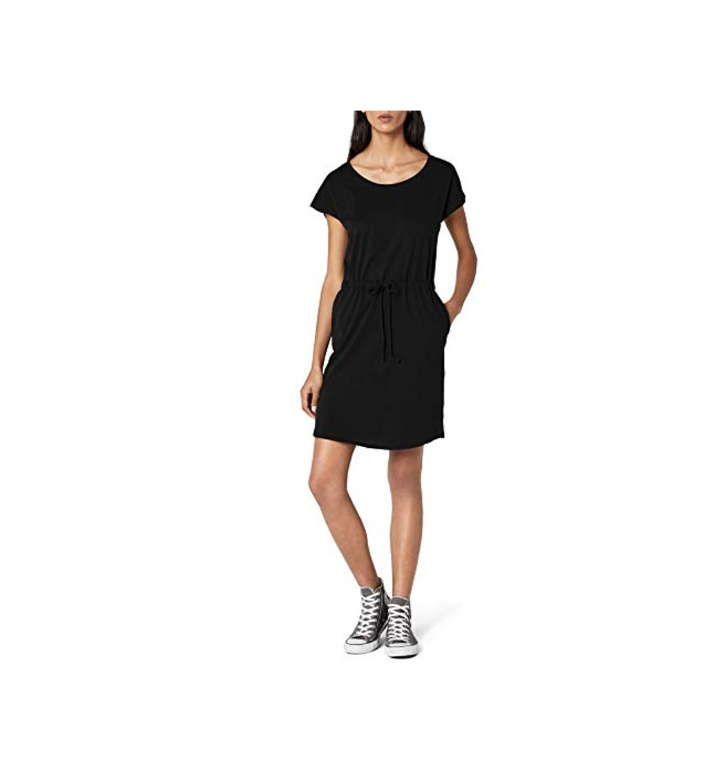 Moda Vero Moda Vmapril SS Short Dress Ga Noos Vestido, Negro