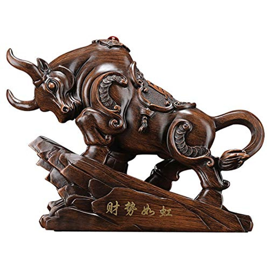 Products Decoraciones de escritorio Bull estatuilla con la base