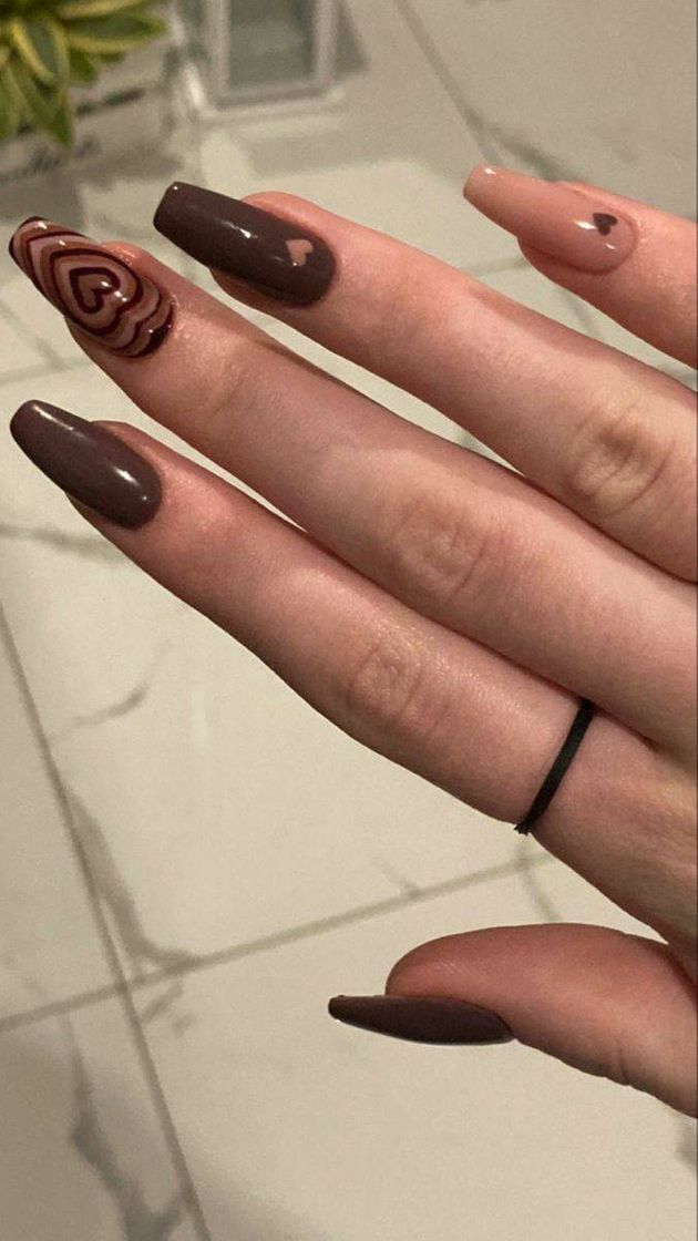 Fashion nails brown 🤎