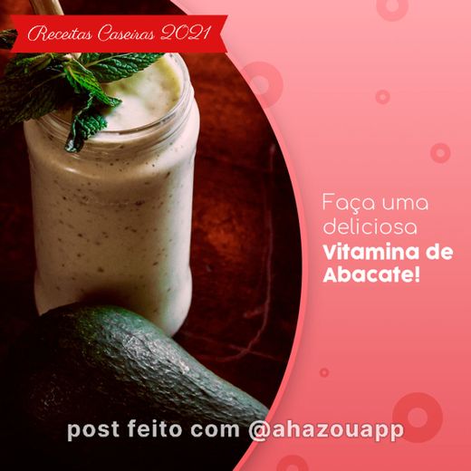 Vitamina De Abacate.🥑