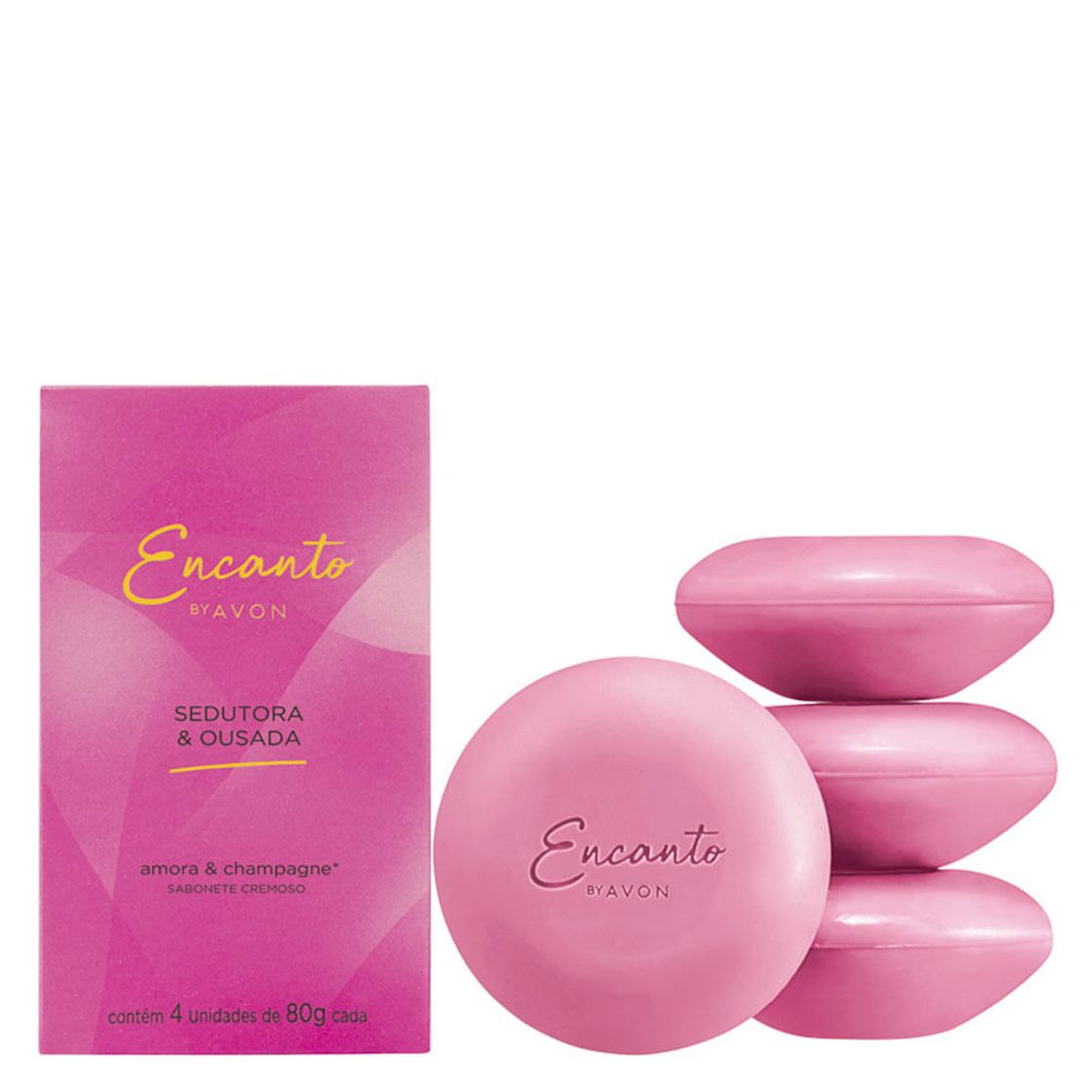 Fashion Sabonete Cremoso Encanto Sedutora & Ousada - 4 x 80g.🚿🚿

