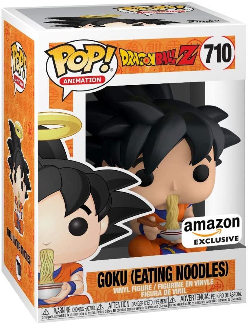 Juego Funko POP! Dragonball-Z - Goku comendo macarrão

