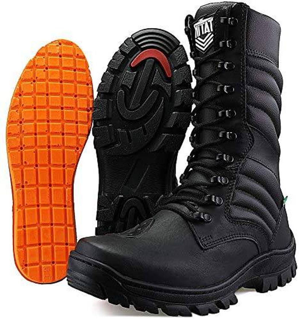 Moda Bota Coturno Militar Tatik Masculino Preto

