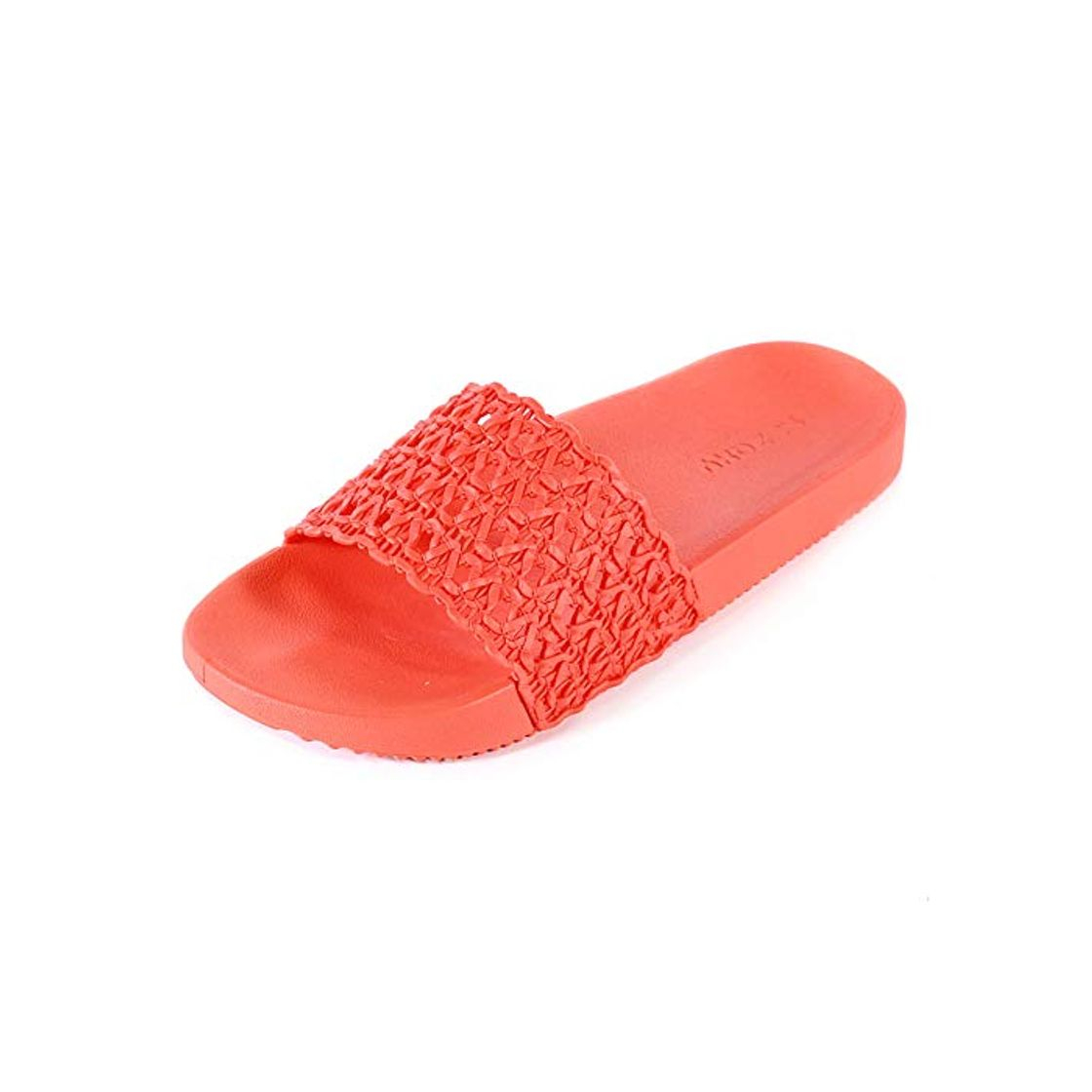 Moda Zaxy Snap Mesh Slide Mujer Sandalias Naranja