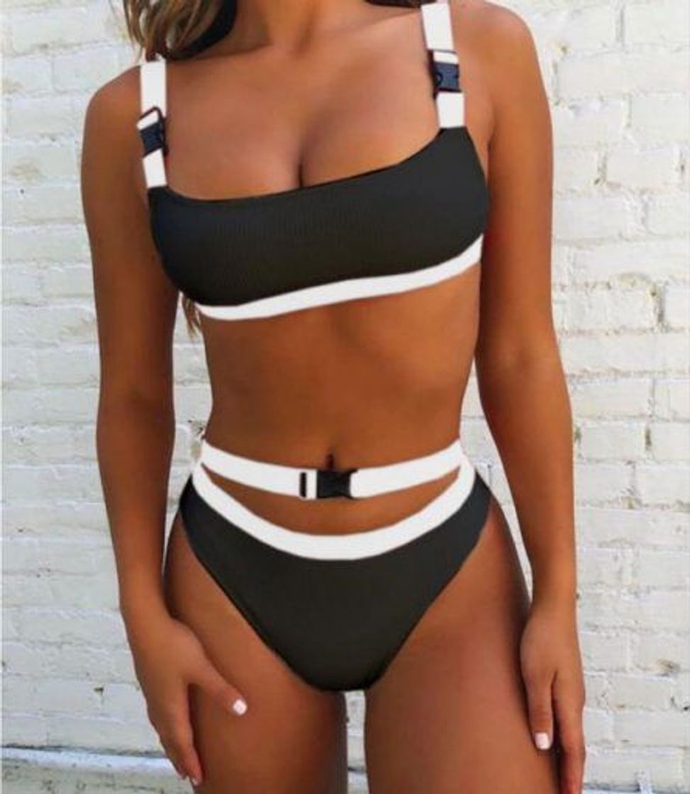 Fashion Mujeres Patchwork Push Up Bandeau Beach Bikini Set Trajes de baño de Dos Piezas Biquinis Feminino 2021 Traje de baño Mujer