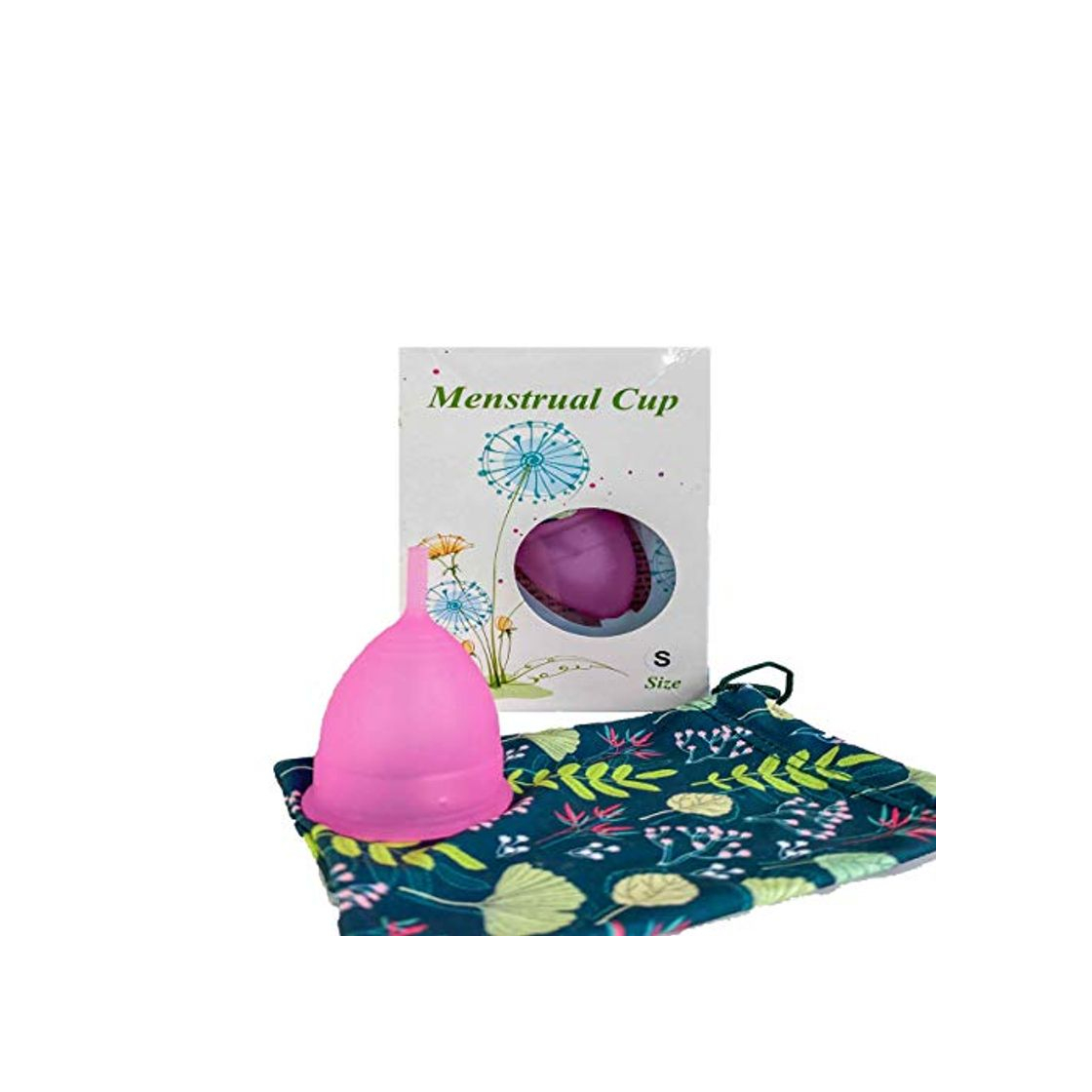 Productos Copa menstrual Inrop Recomendada para nuevas usuarias con Bolsa de regalo e Instrucciones en español  Talla S y Triple certificado de calidad