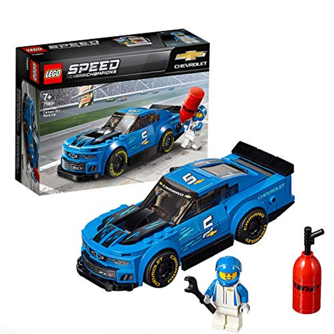 Producto LEGO Speed Champions - Deportivo Chevrolet Camaro ZL1, juguete divertido de construcción