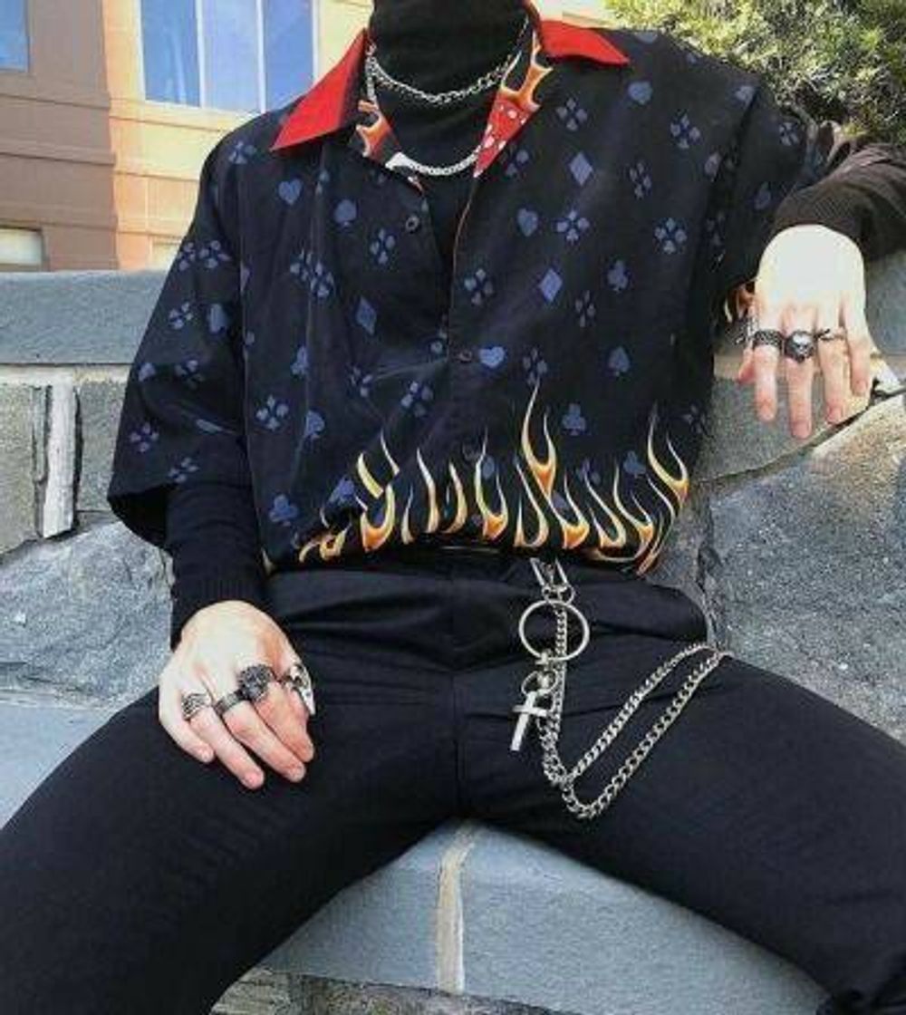 Fashion ⛓e-boy aesthetic outfit⛓