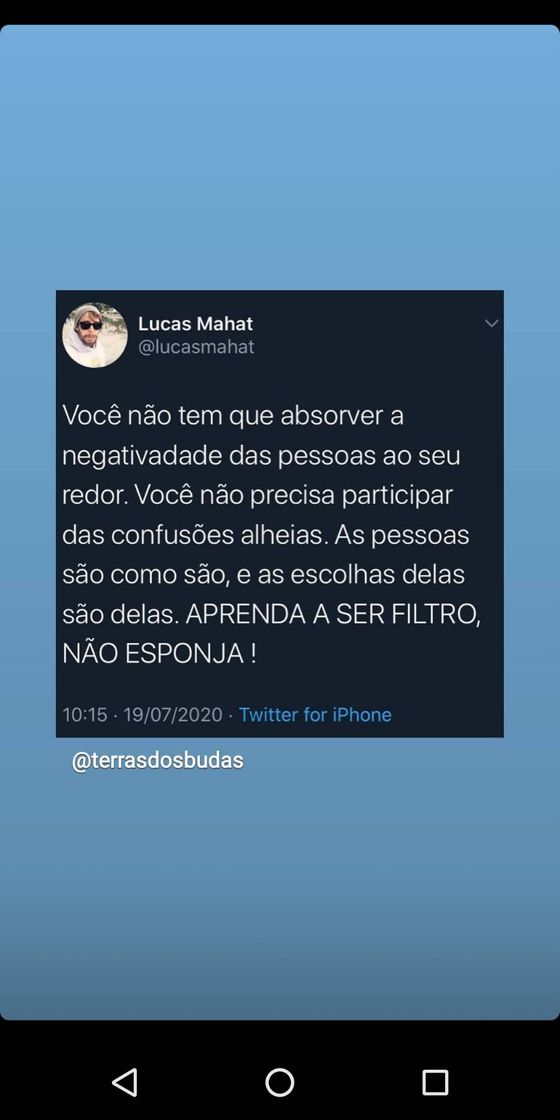 Moda Seja Filtro, não esponja.