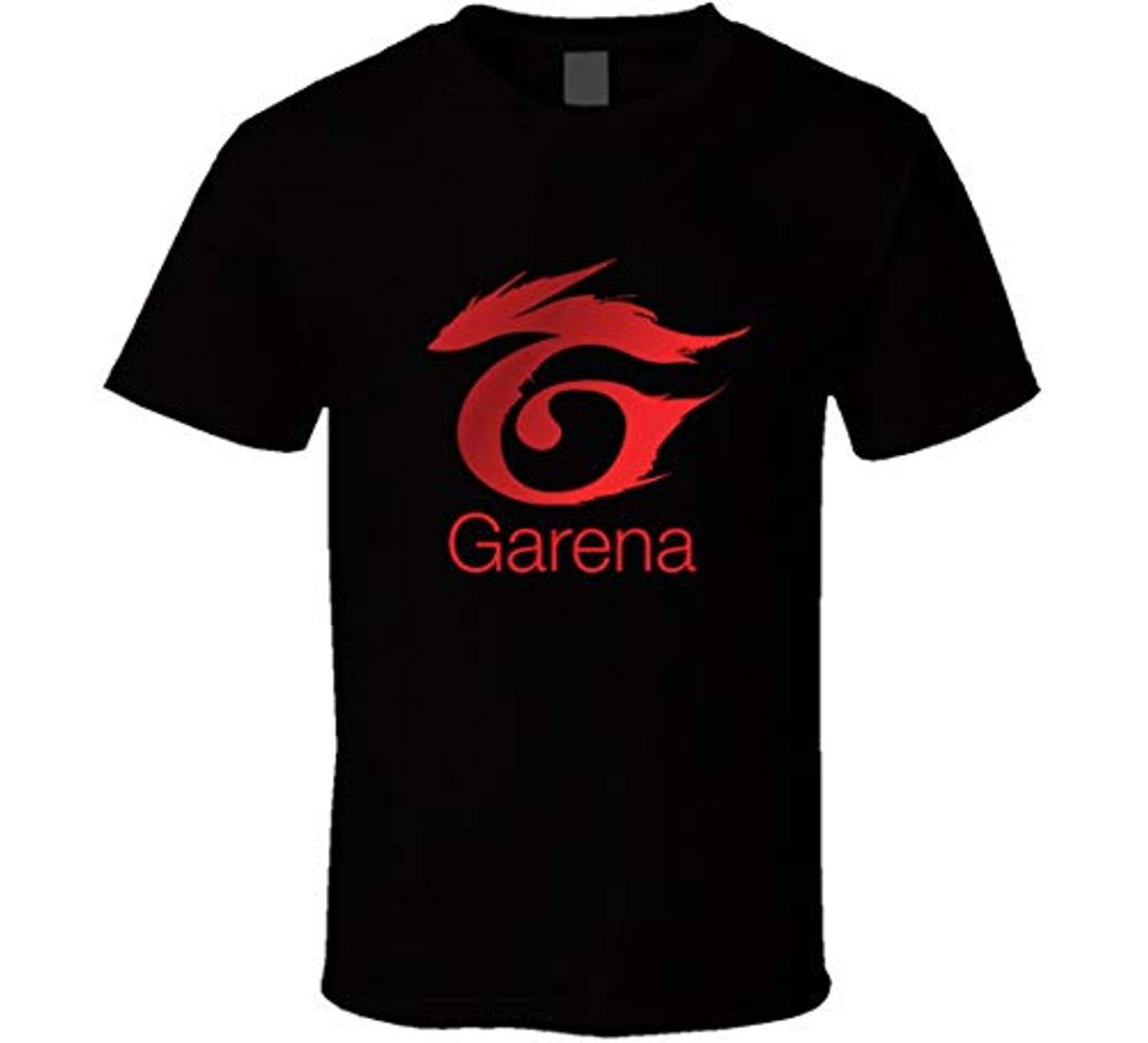 Moda Lishui Garena Games Logo Online Games Camiseta Negro